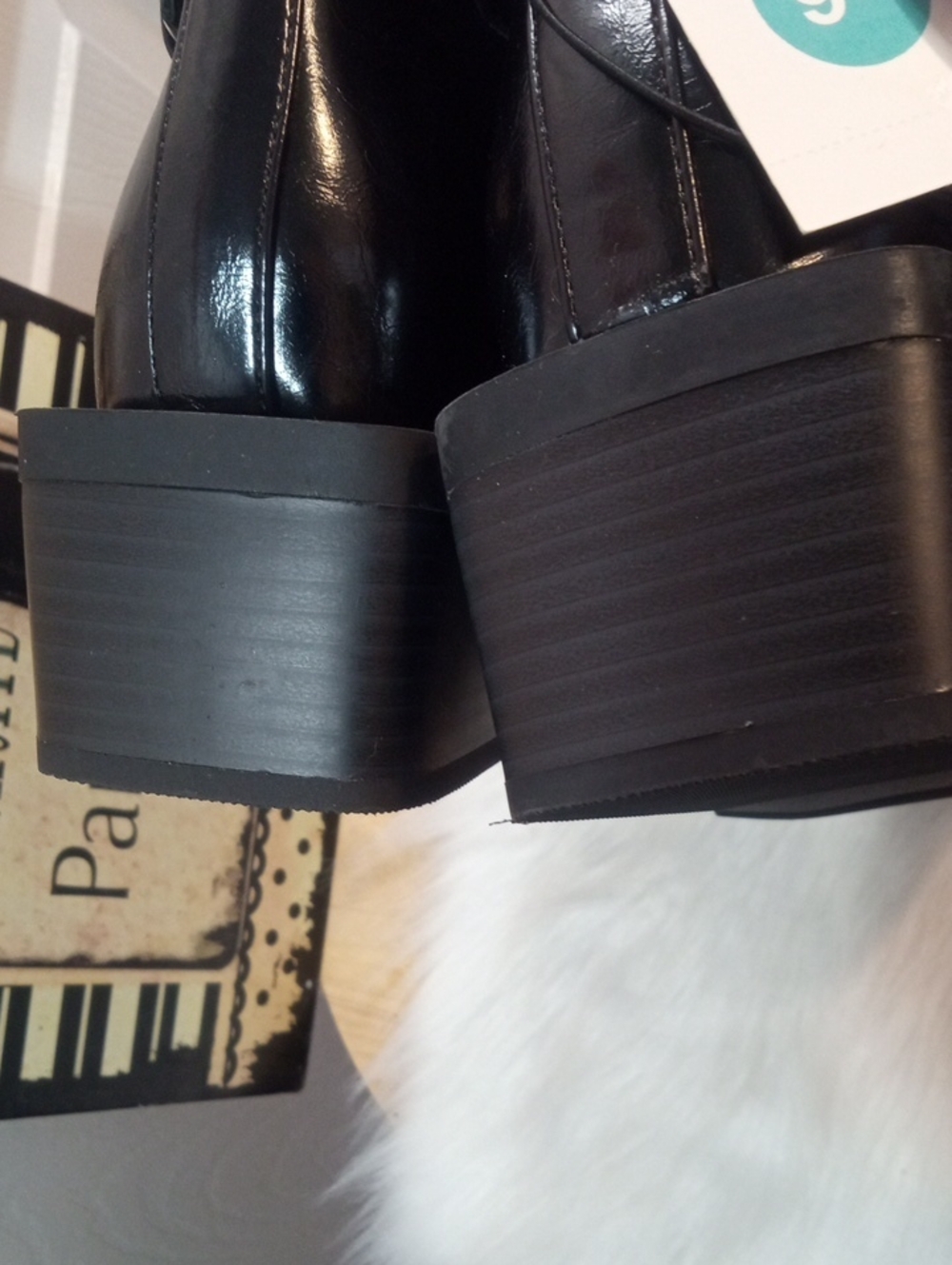 WILD FABLE PATENT GIOVANNA BOOTIES - Picture 10 of 11